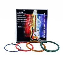 Antirust Smooth Surface Electric Bass Strings Set 4 String Colorful Replacement for Clear Tone