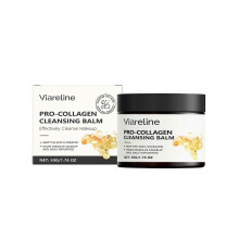 Viareline Collagen Makeup Remover Cream Is Gentle And Skin-Friendly. It Removes Makeup with A Refreshing Emulsified Rinse, Moisturizing And Brightenin