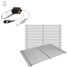 7639 Grill Grates and 7642 Igniter for Weber Spirit 300, Even Heat & Reliable Ignition