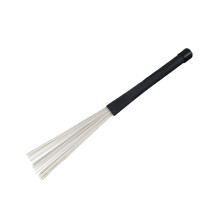 2Pcs Professional Nylon Drum Brushes for Jazz Drums with Ergonomic NonSlip Handle and Balanced Filaments