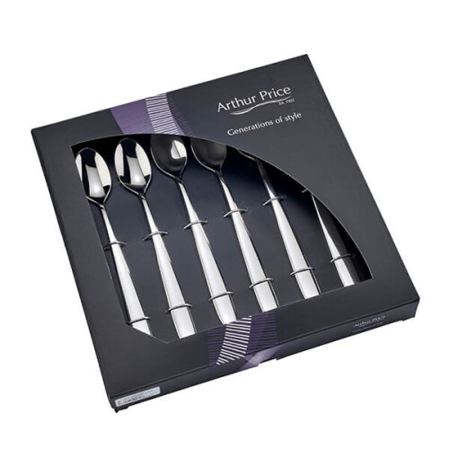 Arthur Price Classic Willow Set Of 6 Long Drink Spoons