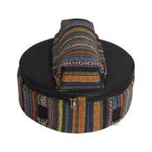 YS0911 Snare Drum Bag Waterproof Oxford Fabric Multi‑Pocket Storage Drum Carrying Case Backpack