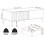 Seconique Miami 2 Drawer Coffee Table - Oak Effect/Black 7