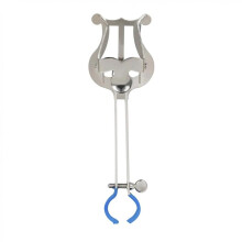 Trumpet Lyre Music Stand ClipOn Holder, Durable Stainless Steel with Secure HeavyDuty Grip