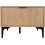 Seconique Miami 2 Drawer Coffee Table - Oak Effect/Black 6