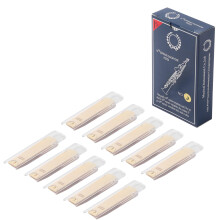 Soprano Saxophone Reeds 10 Pack – Durable Natural Cane with Consistent Sound Quality, Strength 2.0 2.5 3.0