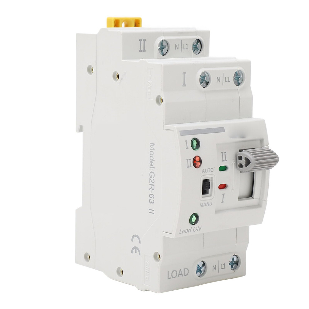 32A Automatic Transfer Switch 110V Generator Changeover Switch Dual Power 2P Ats For Home And Commercial Use 9073542831716
