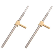 2pcs Cello Bow Screw Set Durable Metal Frog Screw Replacement Parts for Easy Cello