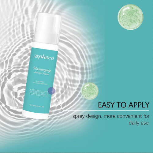 Zephoco Moisturizing Setting Spray - Natural Lightweight Oil-Control Matte Moisturizing Refreshing Long-Lasting Setting Spray 2