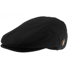 (Black, XL) Royal Stallion Wool Flat Cap