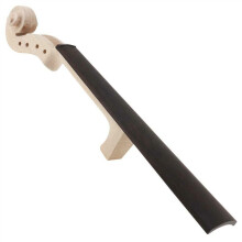 4/4 Violin Fingerboard Replacement Kit, Smooth Ebony Fingerboard and Durable Maple Head for Easy DIY Upgrade