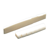 12 String Acoustic Guitar Bone Saddle and Nut Set for Folk Guitar, Enhanced Tone Clarity and Fit