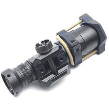 Copertura Protettiva per Obiettivo Torcia Elettrica, Serie Torcia Elettrica da Esterno con Luce Intensa, per M300/M600 Protector S, Nero
