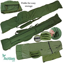 Fishing 3+3 12ft Rod Reel Bag Coarse Padded Holdall