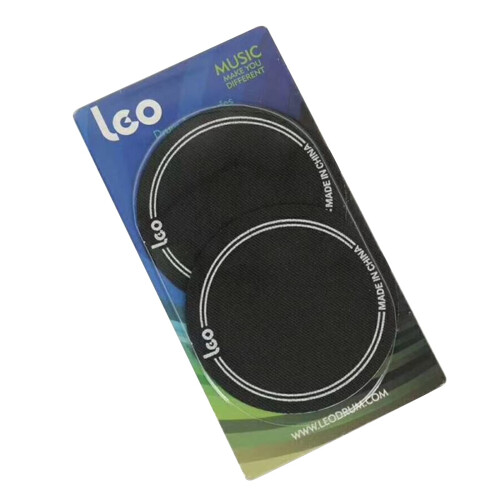 2Pcs Bass Drum Patch Drumhead Protector Double Pedal Compatible LowEnd Tone Control Pad