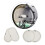 2Pcs Bass Drum Patch Drumhead Protector Double Pedal Compatible LowEnd Tone Control Pad 4