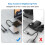 2 in 1 CFexpress Type A  Card Reader USB 3.2 10Gbps Memory Card Reader CFExpress Card Reader Adapter Dual-Slot for SLR 6