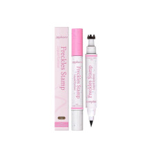 Zephoco 2-In-1 Waterproof Eyeliner Freckle Pen (Brownish) Naturally Smooth Color Development And Less Prone To Smudging