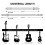 Capybara Pattern Adjustable Electric and Bass Guitar Strap with Comfortable Shoulder Support for Musicians 5