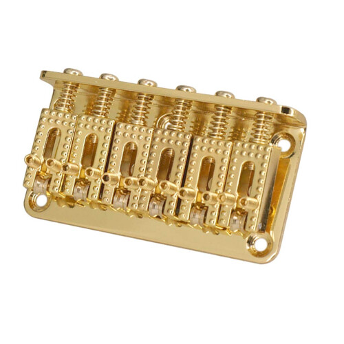 Electric Guitar Bridge 69mm Hardtail Design Gold Fixed Saddles  Load Stable Tuning Replacement 2