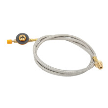 Propane Hose and Adapter with Extended Reach, Durable Flexible Design for Camping Stove and Outdoor Burner
