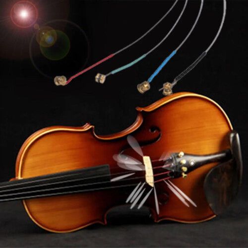 4/4 Violin String Set with Durable Steel Core, Clear Warm Tone, Easy Installation, Medium Tension 1