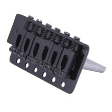 Electric Guitar Tremolo Bridge Set Black 6 String Replacement with Precise Tremolo Control and Smooth Vibrato
