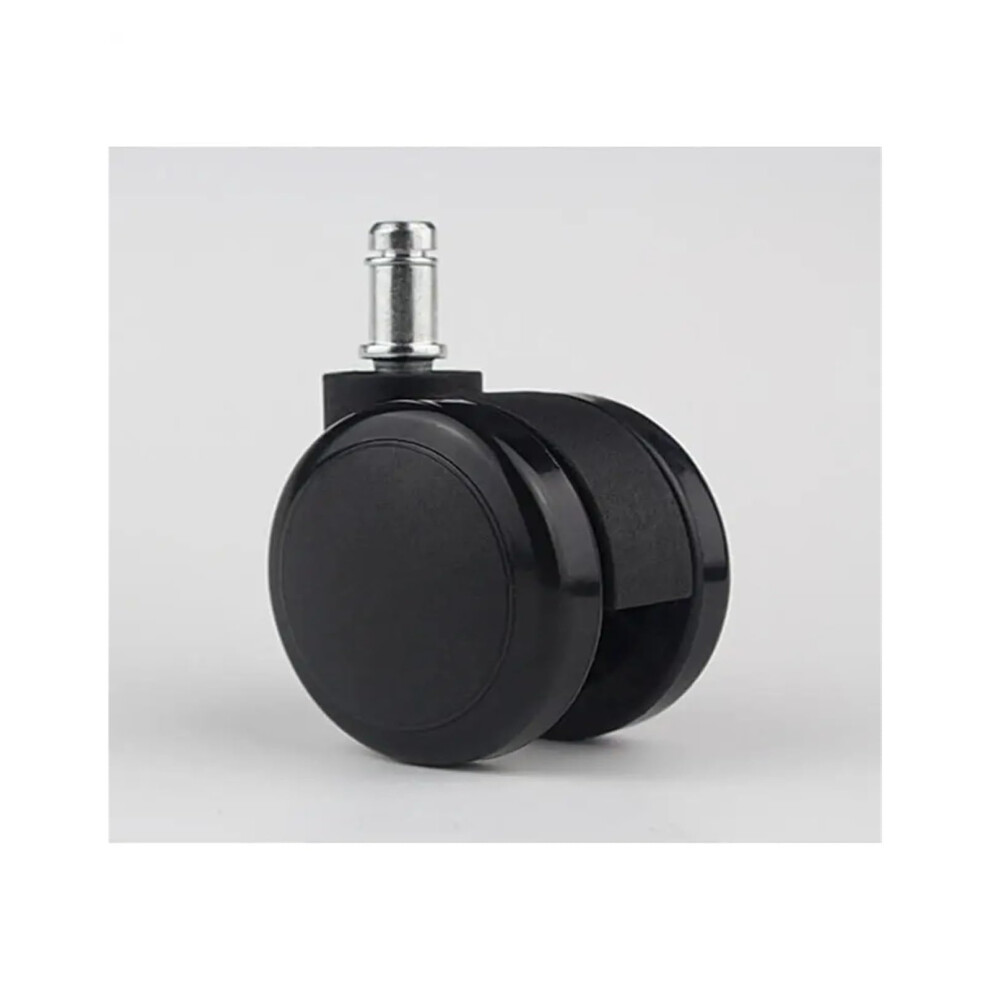 5Pack 2.5 Inch Swivel Chair Caster Wheels M10 M11 Screw Mount Office Chair Replacement Wheels Black Low Noise Rolling 9073542832683