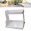 2-Layer Storage Rack PET White 29x20.5x26.5cm 5