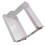 2-Layer Storage Rack PET White 29x20.5x26.5cm 7