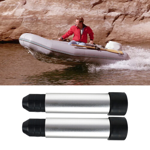 Outboard Transom Saver Aluminum Outboard Motor-Silver 1 pack 2