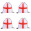 4Pieces Efficient Polyester Gift Bags Feature Country-England 1