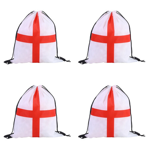 4Pieces Efficient Polyester Gift Bags Feature Country-England