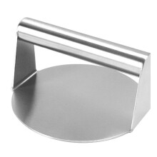 Stainless Steel Hamburger Press 5.5 Inch Manual Burger Patty Maker for Uniform Patties and Easy Cleaning