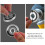 Lightweight M14 Universal Fast Release Lock Nut For Angled-4 5