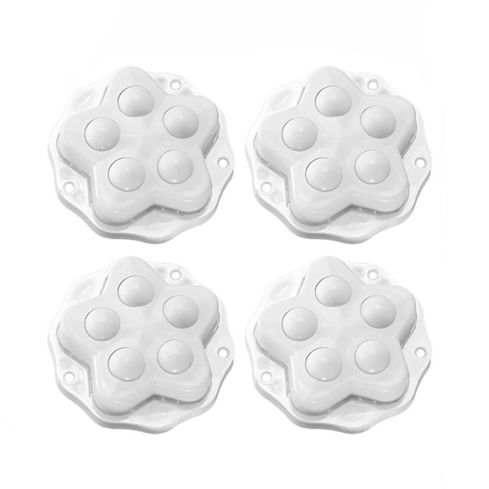 4Pcs Self Adhesive Caster Wheels For Furniture, 360 Swivel Rollers For Smooth And Easy Movement 9330225155058