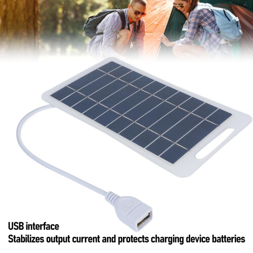Portable Solar Panel Kit with USB Output,  Efficiency Monocrystalline Charger for RV Camper Caravan 1