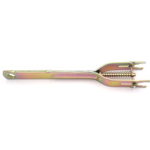 Gold Electric Fence Handle with Ergonomic Grip, Universal Wire Strainer and Insulated Design
