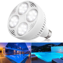 120V 50W LED Pool Light Bulb E26 Base, 6000K Daylight White Swimming Pool Light Replacement for Pentair Hayward