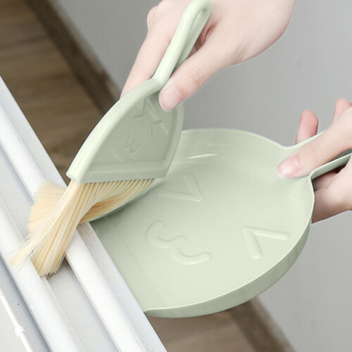 Mini Plastic Broom and Dustpan Set 2