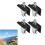 Aluminum Solar Panel Mounting Bracket Kit with Grooved End Clamps for Secure PV Installation 4 Pack 3