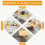 Wall Mounted Folding Table 60x40cm SpaceSaving Floating Drop Leaf Desk for Kitchen Office Apartment 4