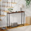 Vida Designs (Rustic Brown & Black) Console Table With Metal Leg, Vida Designs, Modern Hallway Table 1