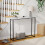 Vida Designs (White Marble & Black) Console Table With Metal Leg, Vida Designs, Modern Hallway Table 1