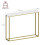 Vida Designs (White & Gold) Console Table With Metal Leg, Vida Designs, Modern Hallway Table 5