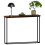 Vida Designs (Rustic Brown & Black) Console Table With Metal Leg, Vida Designs, Modern Hallway Table 5