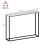 Vida Designs (White Marble & Black) Console Table With Metal Leg, Vida Designs, Modern Hallway Table 5