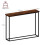 Vida Designs (Rustic Brown & Black) Console Table With Metal Leg, Vida Designs, Modern Hallway Table 6