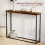 Vida Designs (Rustic Brown & Black) Console Table With Metal Leg, Vida Designs, Modern Hallway Table 8