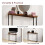 Vida Designs (Rustic Brown & Black) Console Table With Metal Leg, Vida Designs, Modern Hallway Table 9